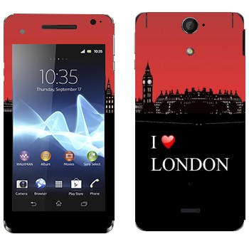   «I love London»   Sony Xperia V