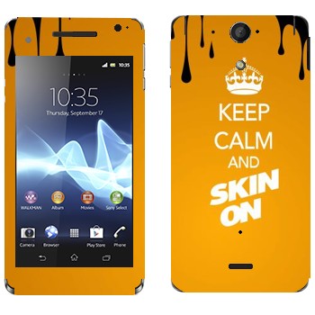   «Keep calm and Skinon»   Sony Xperia V