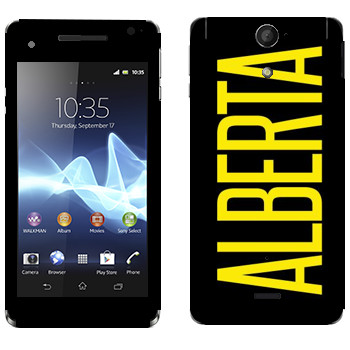   «Alberta»   Sony Xperia V