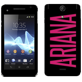   «Ariana»   Sony Xperia V