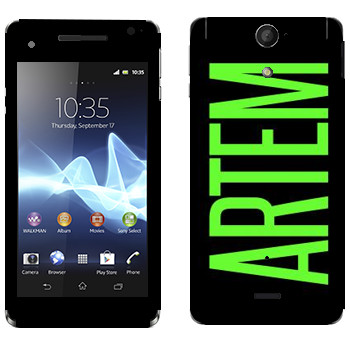   «Artem»   Sony Xperia V