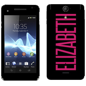   «Elizabeth»   Sony Xperia V