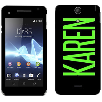   «Karen»   Sony Xperia V