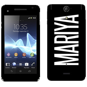   «Mariya»   Sony Xperia V