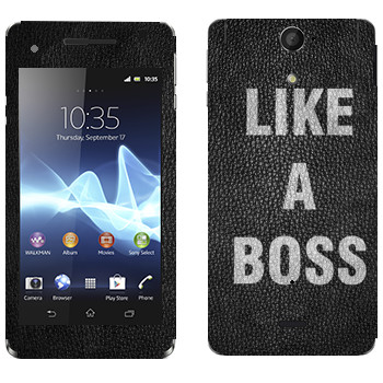   « Like A Boss»   Sony Xperia V