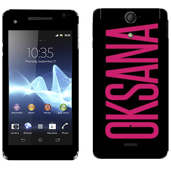   «Oksana»   Sony Xperia V