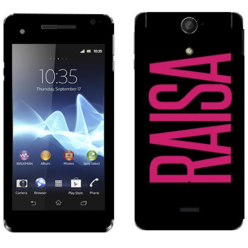   «Raisa»   Sony Xperia V