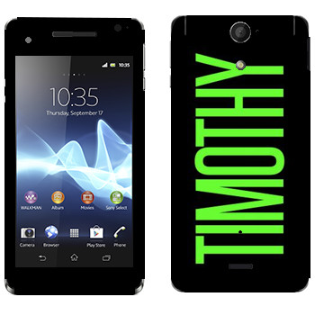   «Timothy»   Sony Xperia V