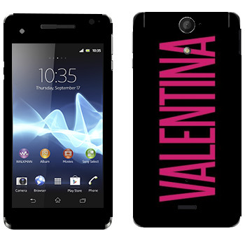   «Valentina»   Sony Xperia V