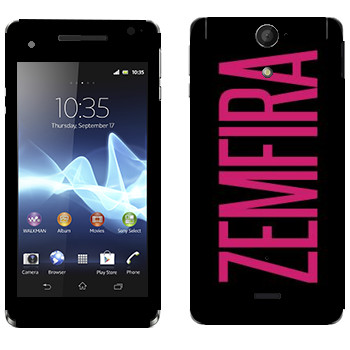   «Zemfira»   Sony Xperia V