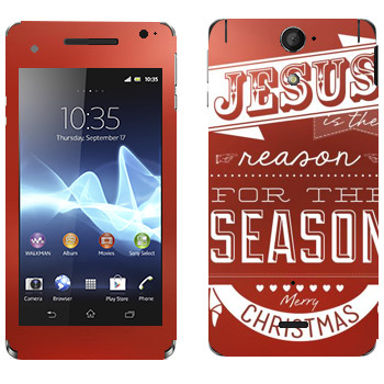   «Jesus is the reason for the season»   Sony Xperia V