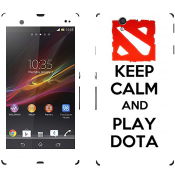   «Keep calm and Play DOTA»   Sony Xperia Z
