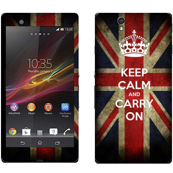   «Keep calm and carry on»   Sony Xperia Z
