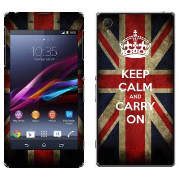   «Keep calm and carry on»   Sony Xperia Z1