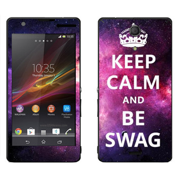   «Keep Calm and be SWAG»   Sony Xperia ZR